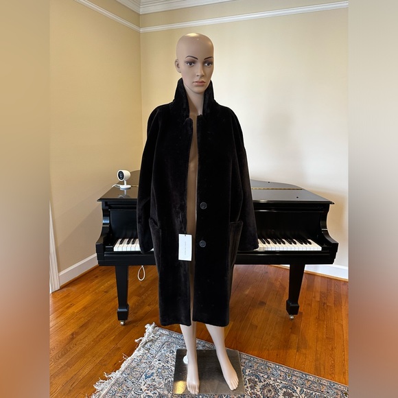 NWT Zara luxury timeless plush faux fur coat - Picture 10 of 16